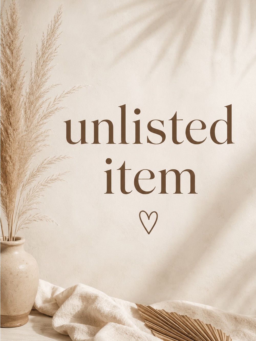 Unlisted Item